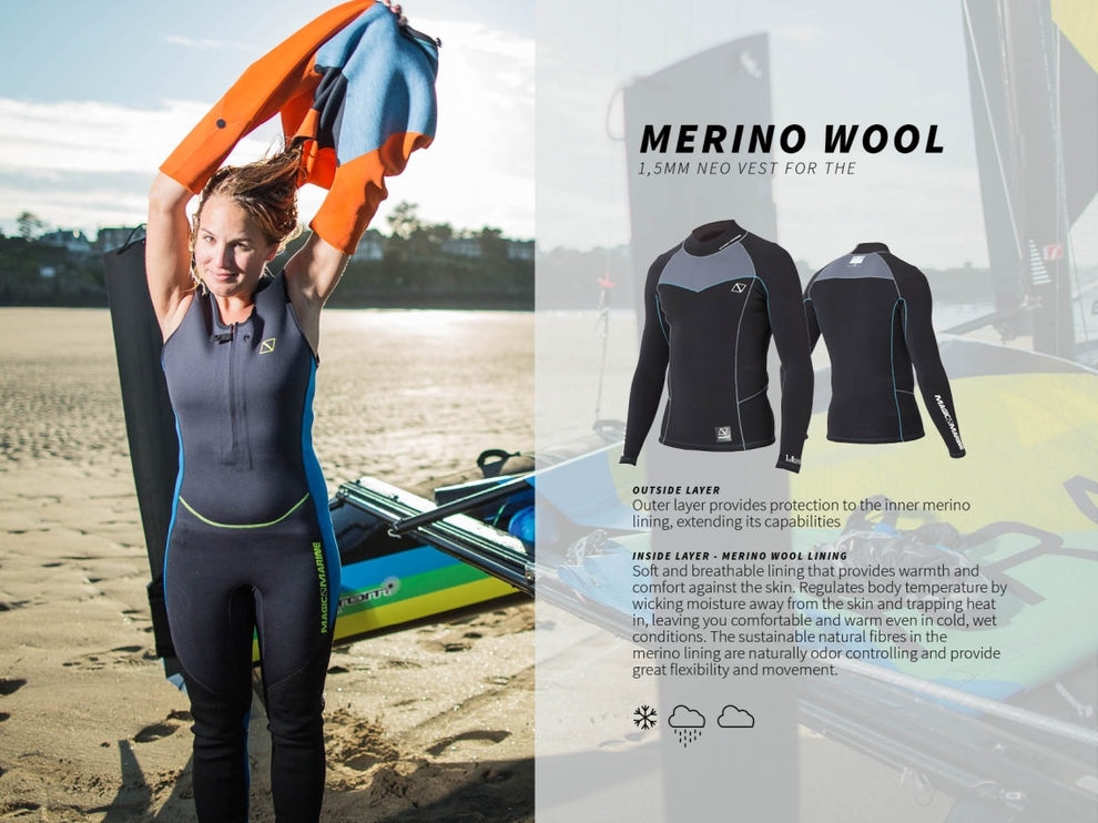 MERINO WOOL NEO VEST 1,5mm merino lined | unisex