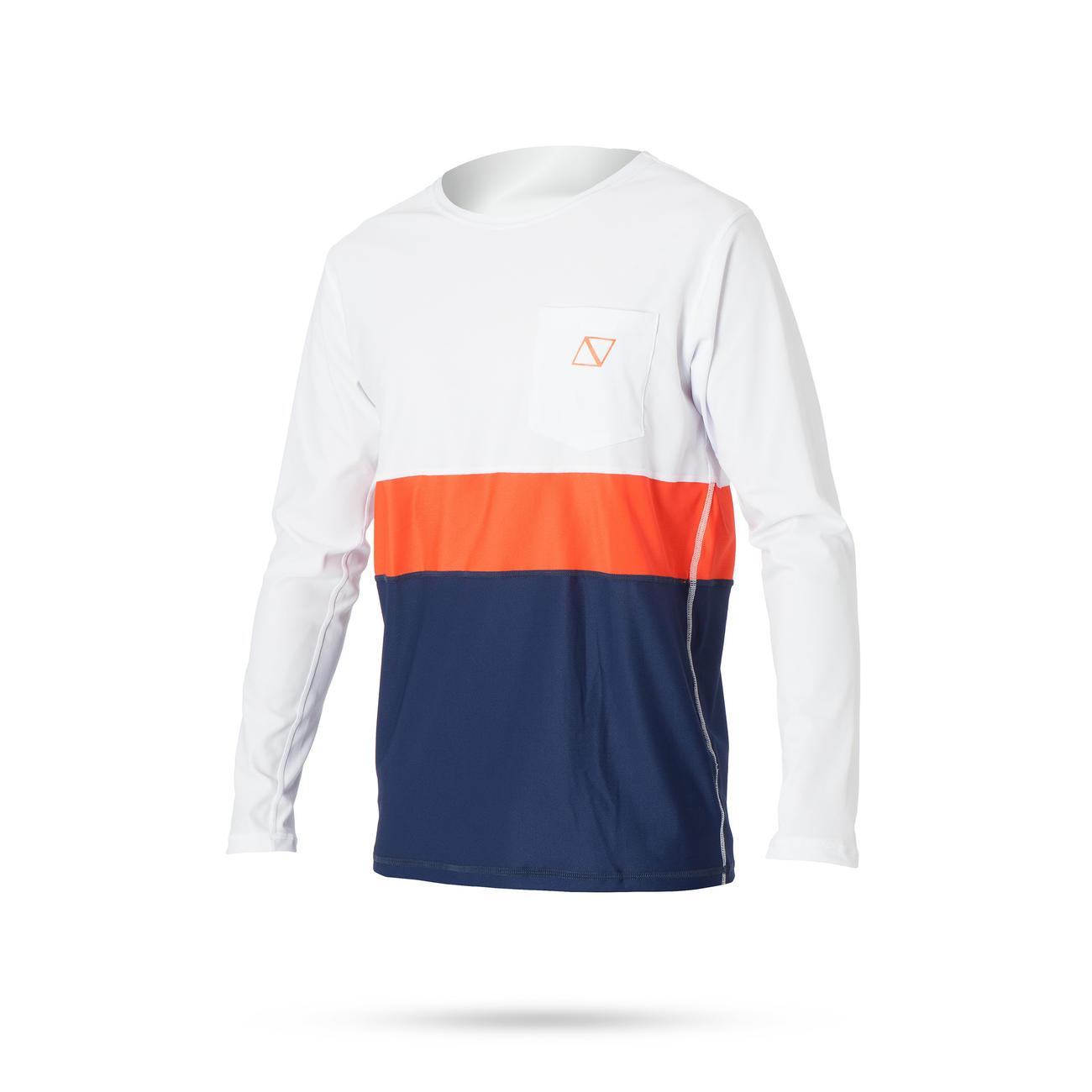 CUBE QUICKDRY L/S Unisex ３色ボーダー 長袖吸汗速乾シャツ