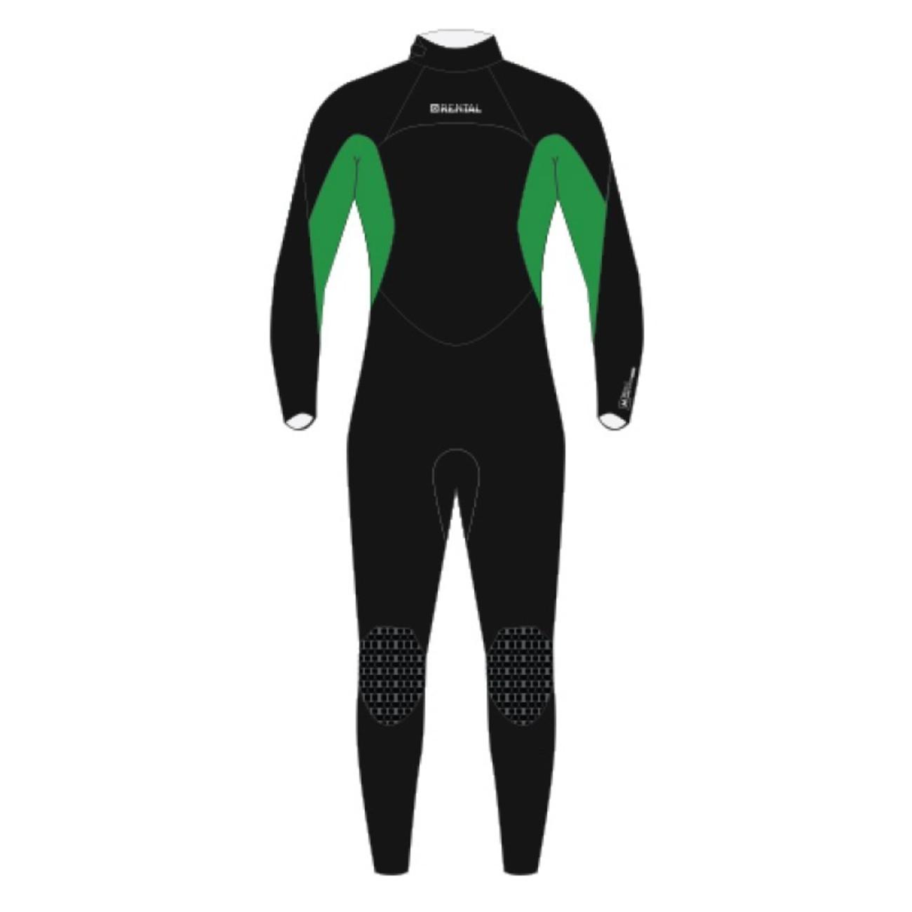 Rental Fullsuit 3/2mm Bzip Flatlock Unisex