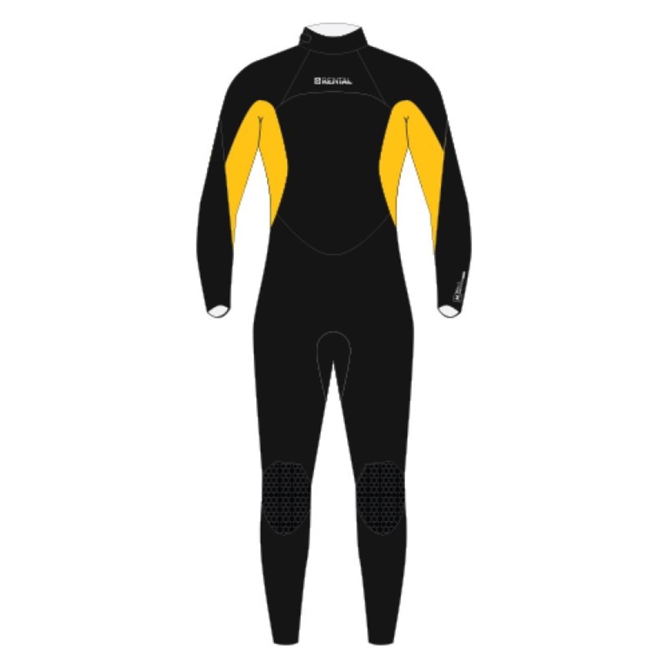 Rental Fullsuit 3/2mm Bzip Flatlock Unisex