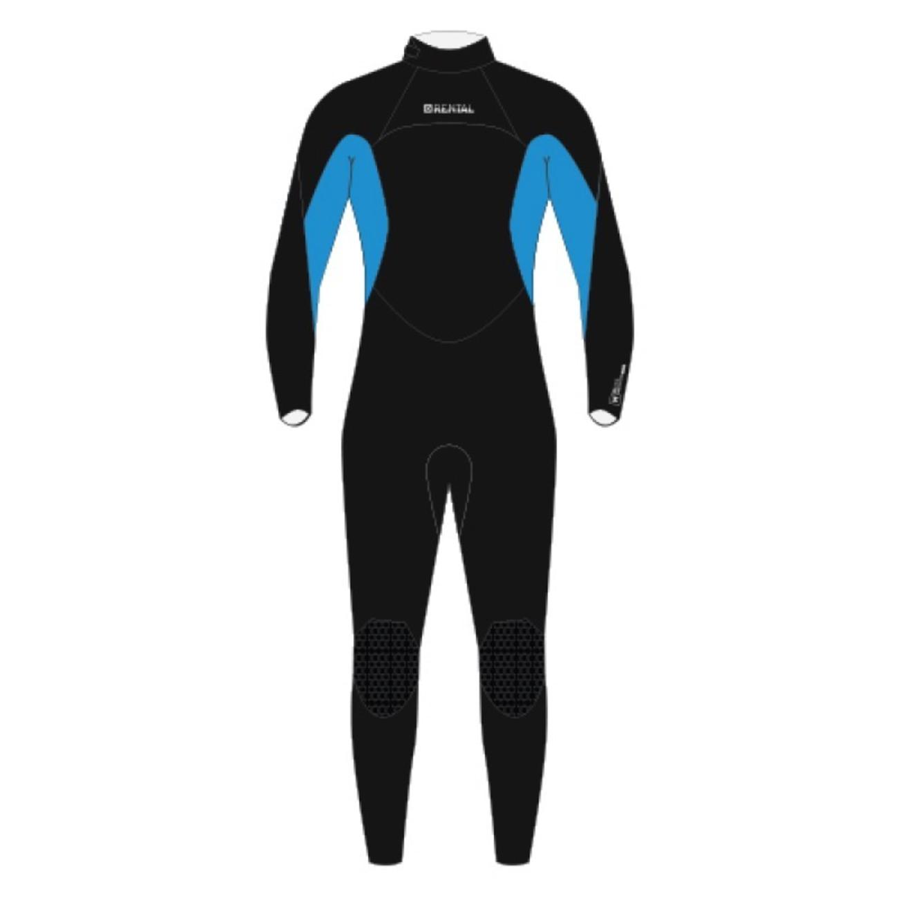 Rental Fullsuit 3/2mm Bzip Flatlock Unisex