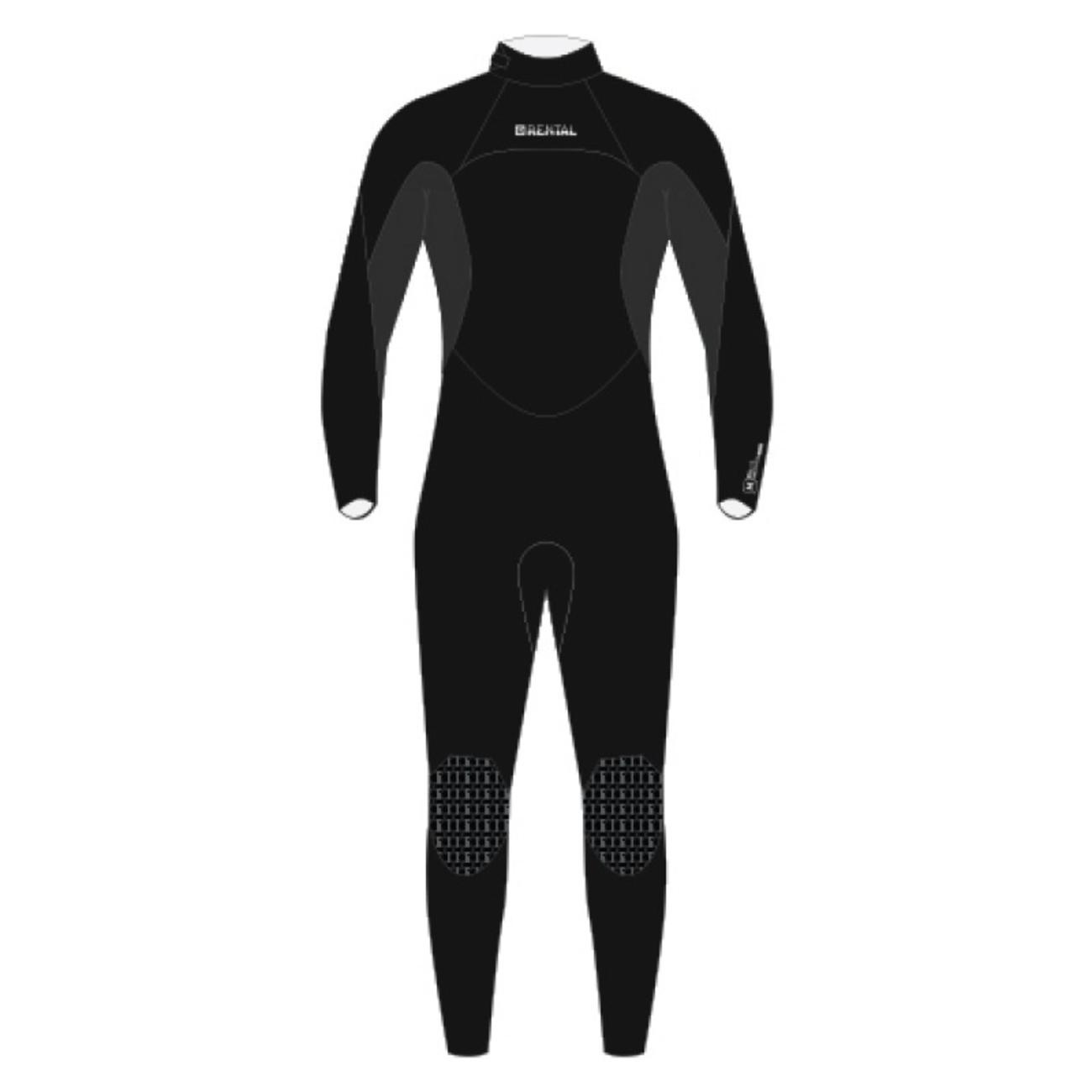 Rental Fullsuit 3/2mm Bzip Flatlock Unisex